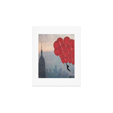 Maybe Sparrow Photography Floating Over The City Art Print
