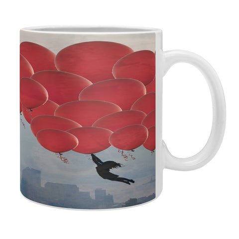 Maybe Sparrow Photography Floating Over The City Coffee Mug