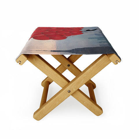 Maybe Sparrow Photography Floating Over The City Folding Stool