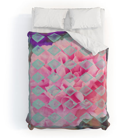 Maybe Sparrow Photography Floral Diamonds Duvet Cover