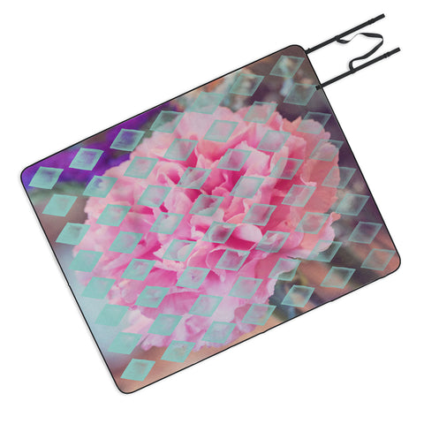 Maybe Sparrow Photography Floral Diamonds Picnic Blanket