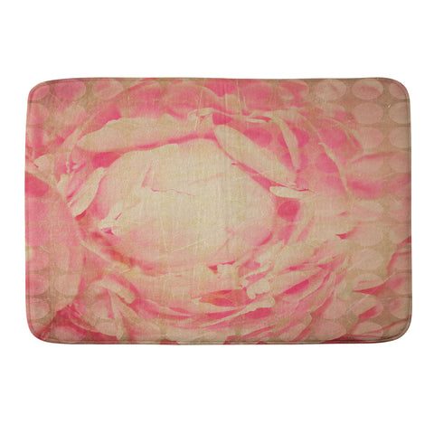Maybe Sparrow Photography Flowered Dots Memory Foam Bath Mat