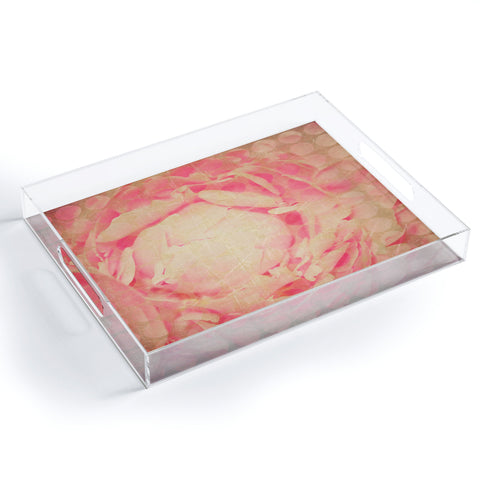 Maybe Sparrow Photography Flowered Dots Acrylic Tray