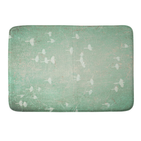 Maybe Sparrow Photography Flying At Dusk Memory Foam Bath Mat