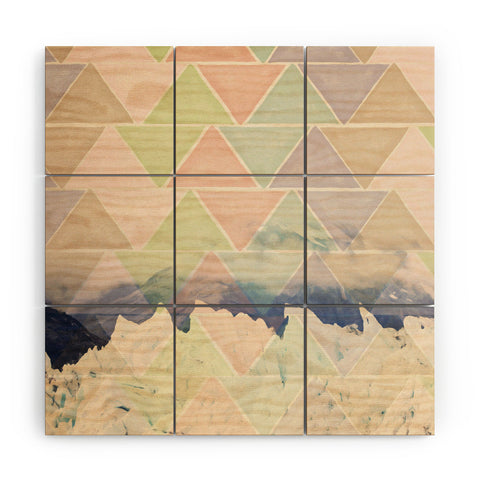 Maybe Sparrow Photography Geometric Alaska Wood Wall Mural