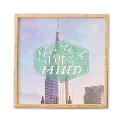 Maybe Sparrow Photography New York State of Mind Framed Wall Art