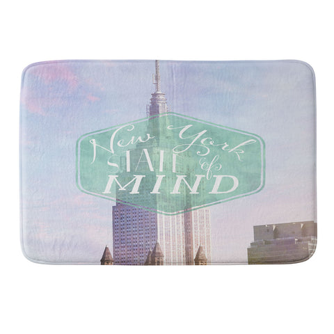 Maybe Sparrow Photography New York State of Mind Memory Foam Bath Mat