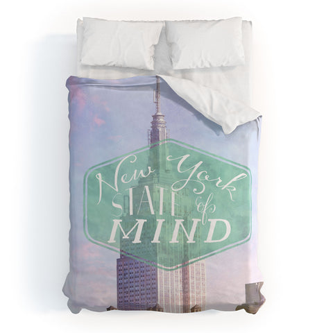 Maybe Sparrow Photography New York State of Mind Duvet Cover