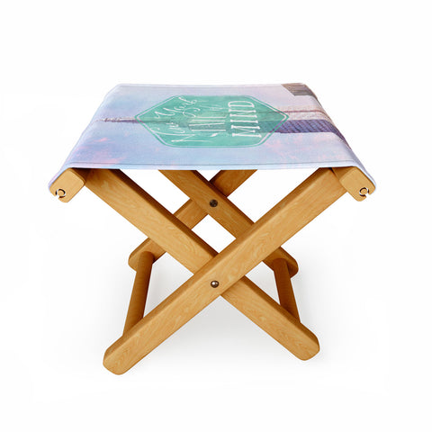 Maybe Sparrow Photography New York State of Mind Folding Stool