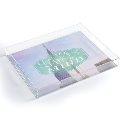 Maybe Sparrow Photography New York State of Mind Acrylic Tray