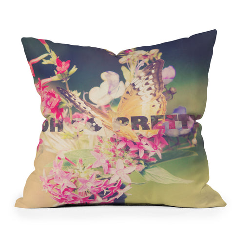 Maybe Sparrow Photography Oh So Pretty Throw Pillow