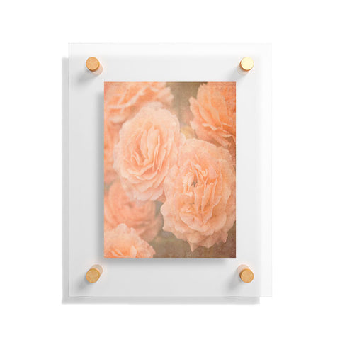 Maybe Sparrow Photography Orange Floral Crush Floating Acrylic Print