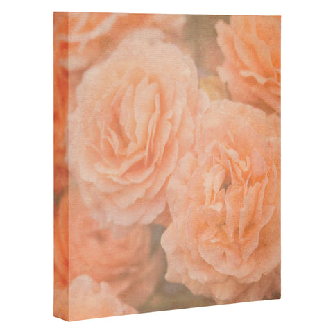 Maybe Sparrow Photography Orange Floral Crush Art Canvas