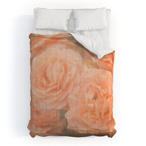 Maybe Sparrow Photography Orange Floral Crush Comforter
