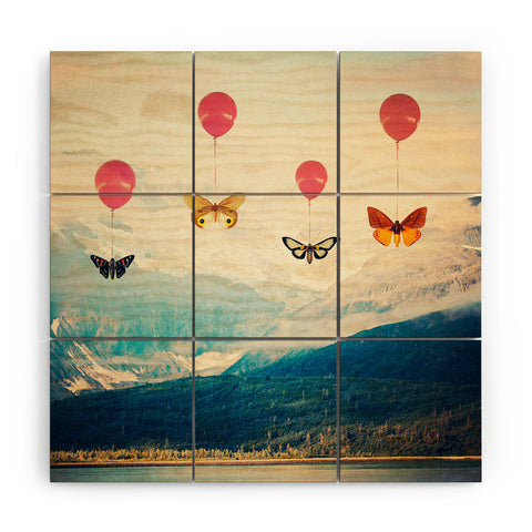 Maybe Sparrow Photography Passage Wood Wall Mural
