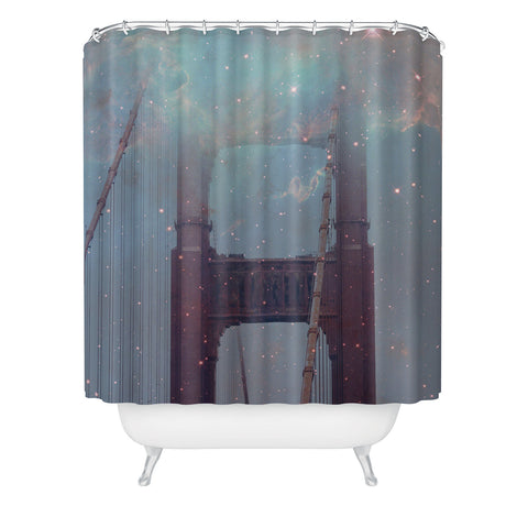 Maybe Sparrow Photography Starry San Francisco Shower Curtain