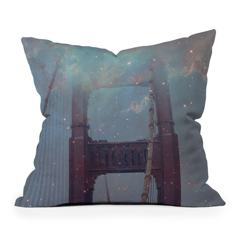 Maybe Sparrow Photography Starry San Francisco Throw Pillow