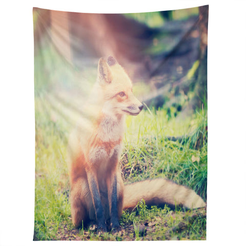 Maybe Sparrow Photography Sunny Fox Tapestry
