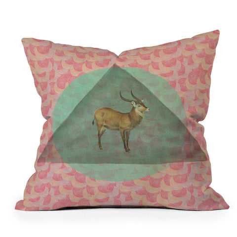 Maybe Sparrow Photography The Waterbuck Throw Pillow