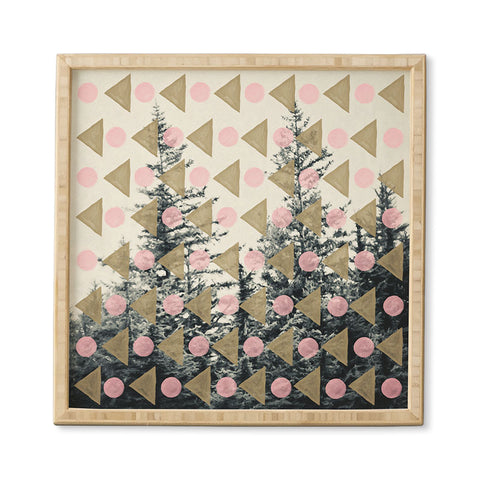 Maybe Sparrow Photography Through The Geometric Trees Framed Wall Art