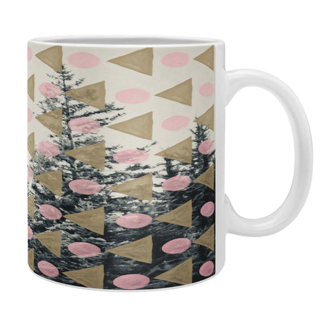 Maybe Sparrow Photography Through The Geometric Trees Coffee Mug