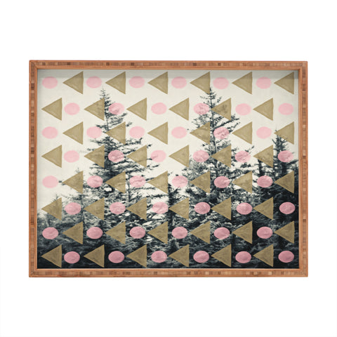 Maybe Sparrow Photography Through The Geometric Trees Rectangular Tray