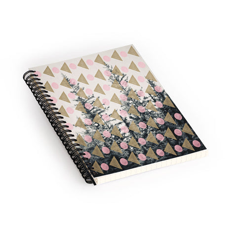 Maybe Sparrow Photography Through The Geometric Trees Spiral Notebook
