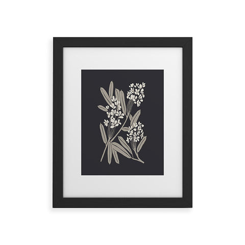 Megan Galante Boho Botanica Black Framed Art Print