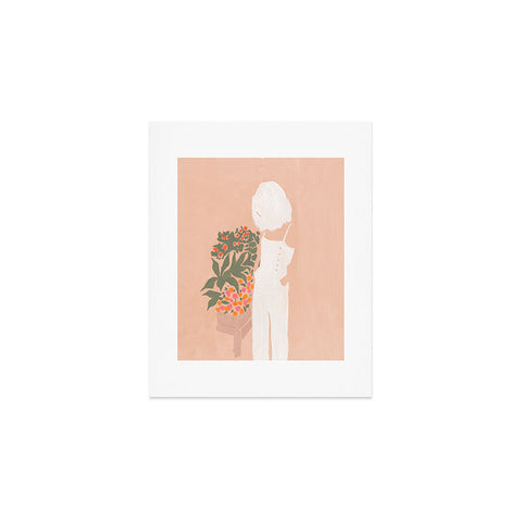 Megan Galante Flower Shoppe Girl Art Print