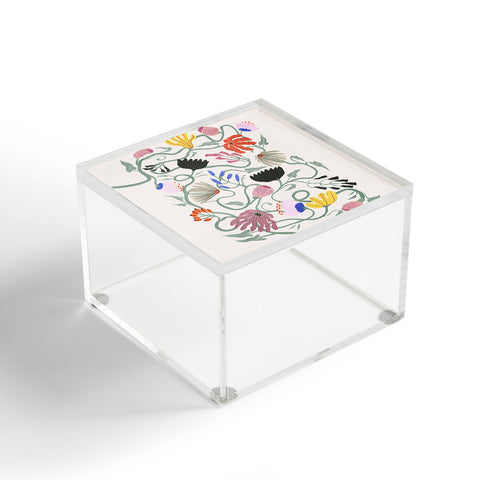 Megan Galante Frances Floral Acrylic Box