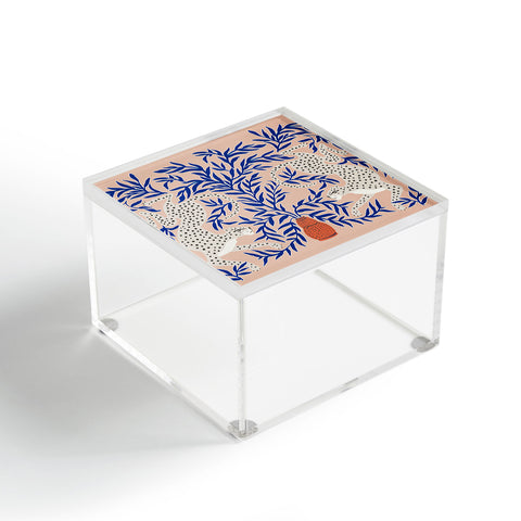 Megan Galante Leopard Vase Acrylic Box
