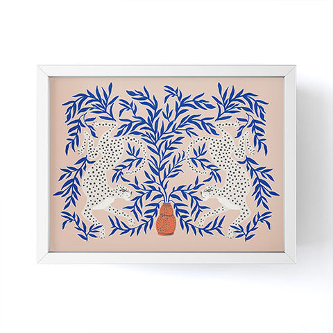 Megan Galante Leopard Vase Framed Mini Art Print
