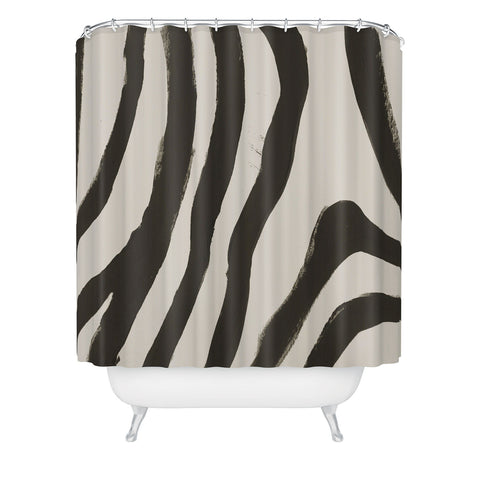 Megan Galante Painted Zebra Shower Curtain