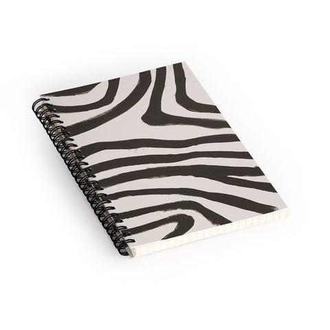Megan Galante Painted Zebra Spiral Notebook
