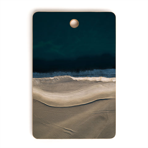 Michael Schauer Footsteps during sunrise Cutting Board Rectangle
