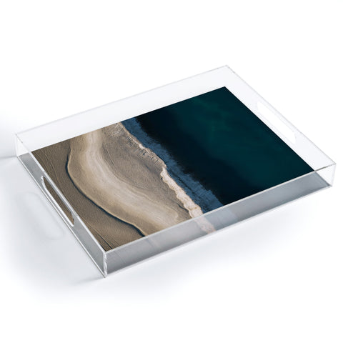 Michael Schauer Footsteps during sunrise Acrylic Tray