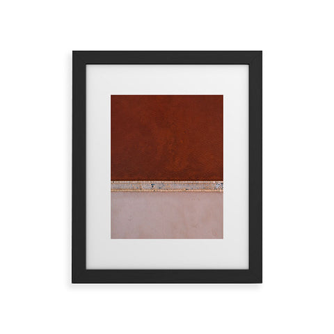 Michael Schauer Minimal and abstract aerial view Framed Art Print