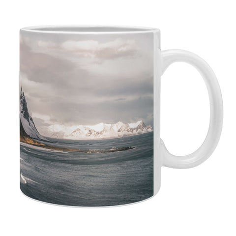 Michael Schauer Stokksnes Icelandic Mountain Beach Sunset Coffee Mug