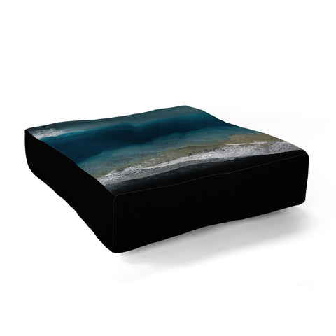 Michael Schauer Where the river meets the ocean Floor Pillow Square