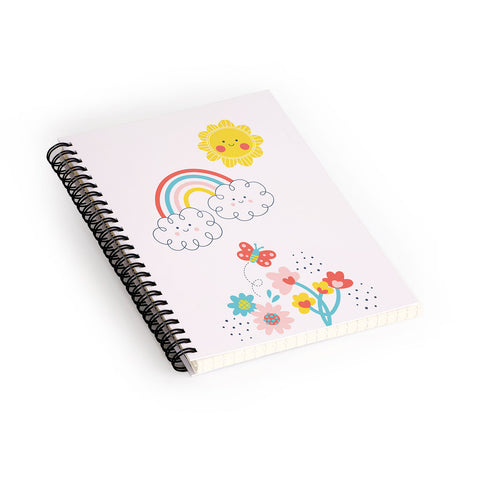 MICHELE PAYNE Butterfly Sunshine Spiral Notebook