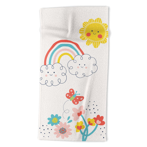 MICHELE PAYNE Butterfly Sunshine Beach Towel