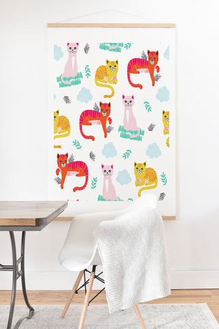 MICHELE PAYNE Grumpy Cats Art Print And Hanger