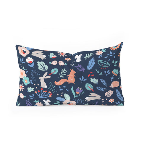 MICHELE PAYNE Spring Woods Oblong Throw Pillow