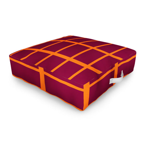 Miho chequered Outdoor Floor Cushion