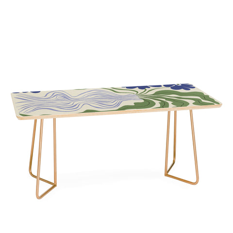 Miho Dropping leaf plant Coffee Table