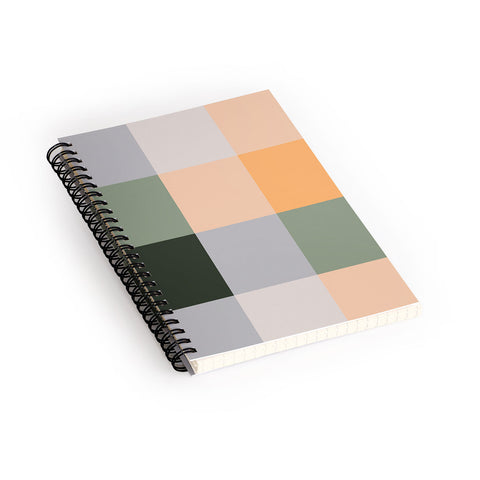 Miho retro color illusion Spiral Notebook