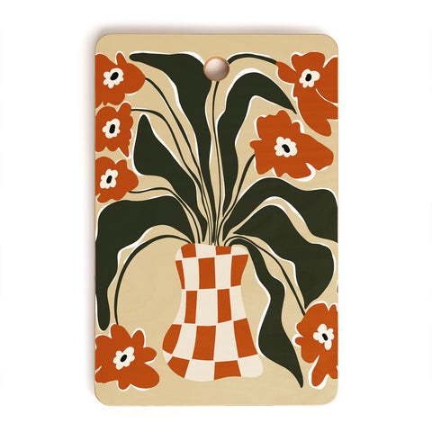 Miho Terracotta Spring Cutting Board Rectangle