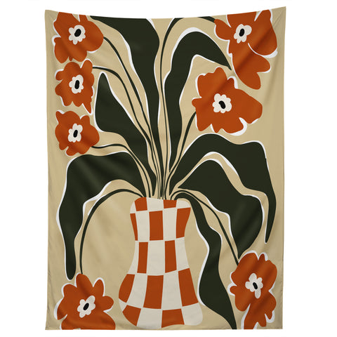 Miho Terracotta Spring Tapestry