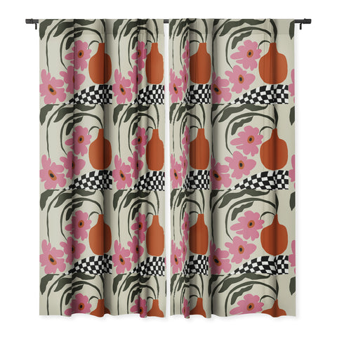 Miho Vintage blossom Blackout Window Curtain
