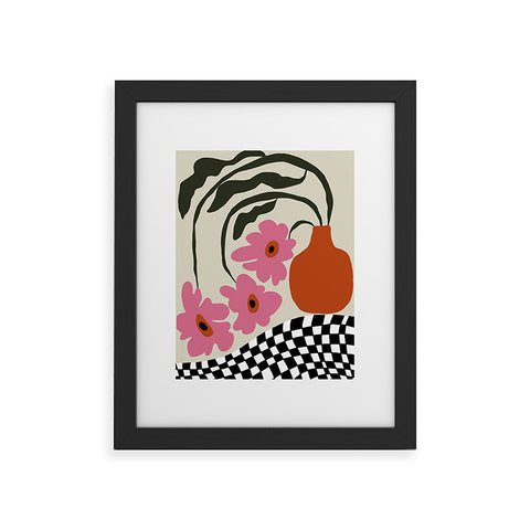 Miho Vintage blossom Framed Art Print